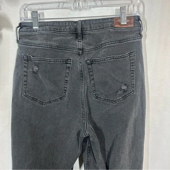 Hollister | Curvy Ultra High-Rise Vintage Straight Black Jeans Denim Size 9/29S - Picture 7 of 12